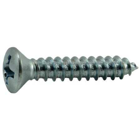 Midwest Fastener Sheet Metal Screw, #6 x 3/4 in, Zinc Plated Steel Oval Head Phillips Drive, 50 PK 67723